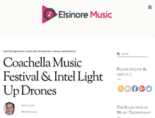 Tablet Screenshot of elsinoremusic.net
